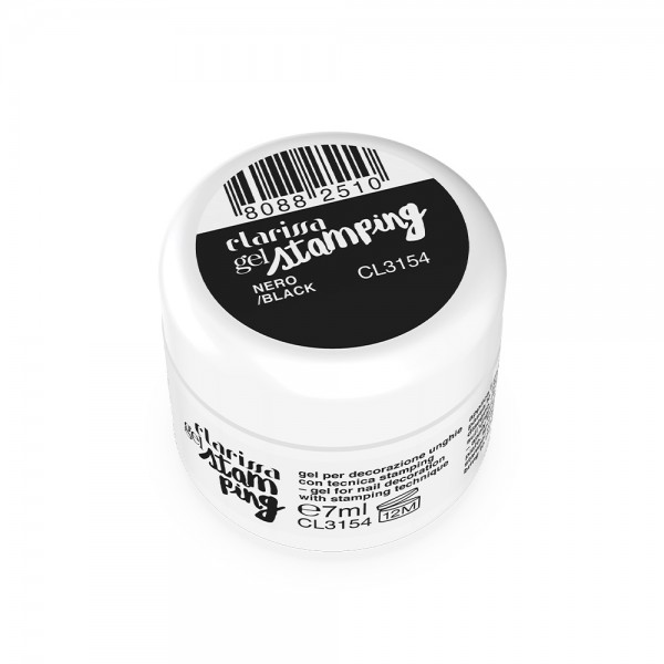 Clarissa gel stamping nero 4ml Cl 3154